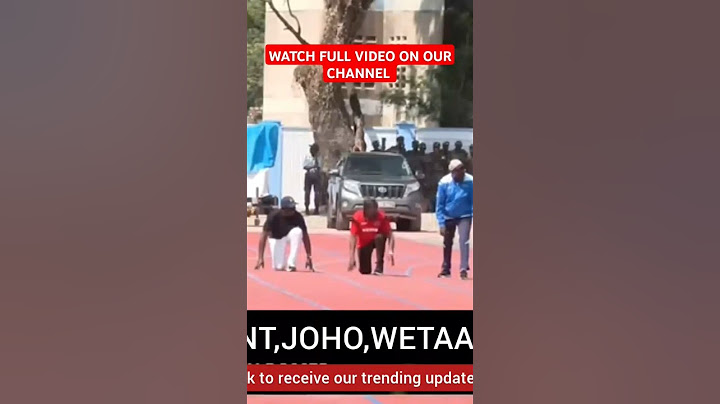 President Ruto,JOHO,Abdul Swamad,Wetangula,Kingi competing on 50m race in Mombasa
