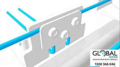 GLOBAL ACCESS - Bottom Mount Cable Driven Telescopic Gate Kit