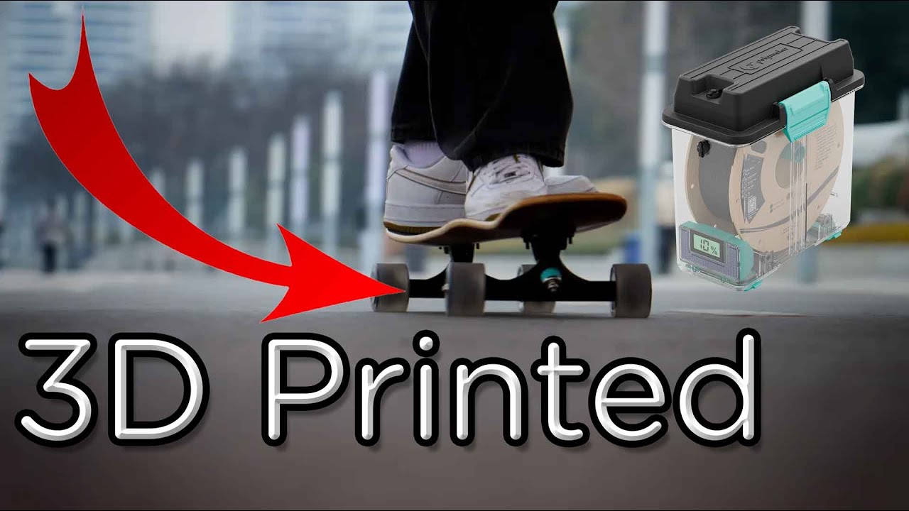 3D Printed Longboard Trucks with PolyDryer Poster