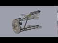 Automotive suspension prototype animation  rhino 3d  bongo