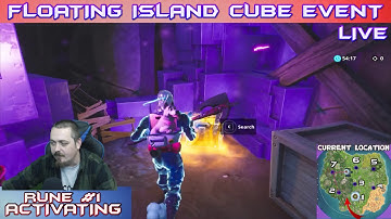 FORTNITE - FLOATING ISLAND IS TRANSFORMING INTO THE CUBE - NEW CRYSTALS HAVE APPEARED