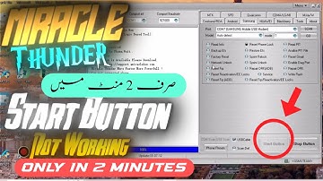 Miracle Thunder Start Button Not Working