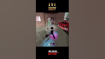 block spin 2 VS 1 EASY  #alepsgamer #roblox #blockspin #gaming #roleplay #parati #fyp