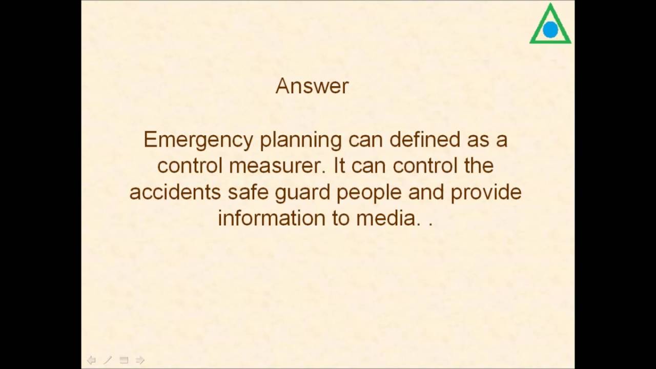 What Is Emergency Planning YouTube