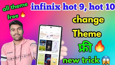 How To Change Theme Infinix Hot 10 | Infinix Hot 10 Change Theme