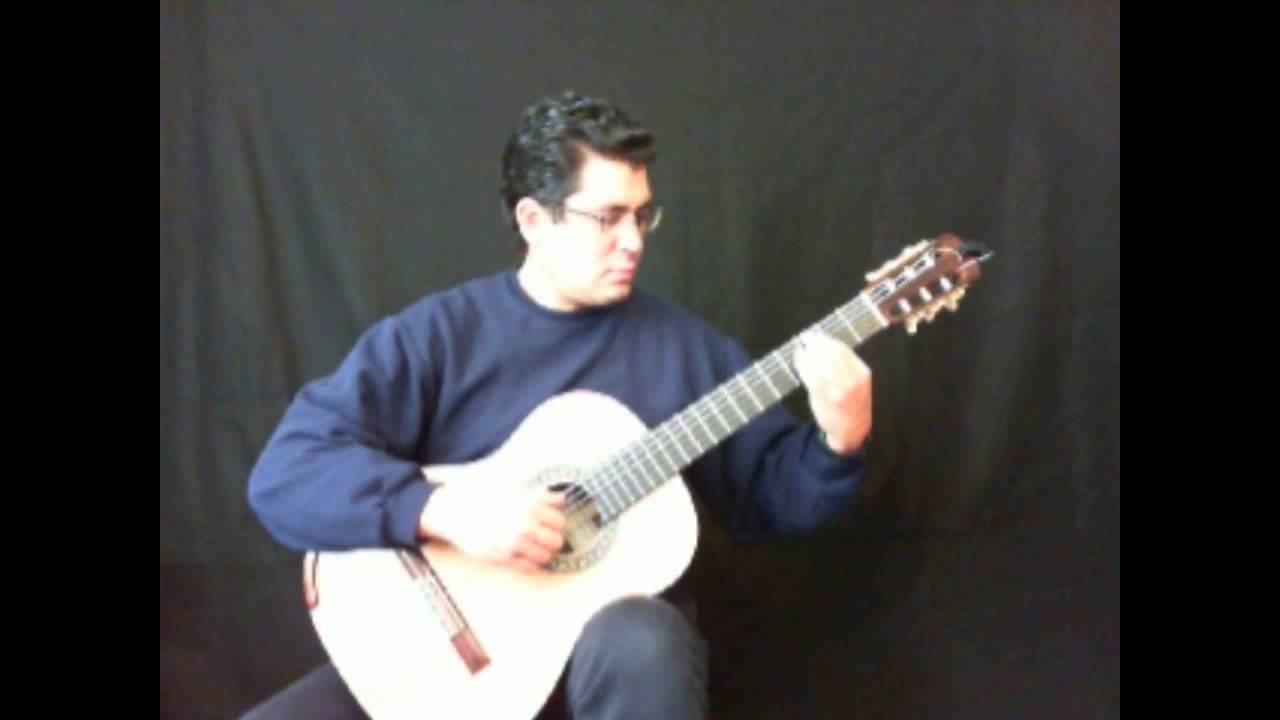Guitar Etude 4 by Rafael Scarfullery, Classical Guitar Teacher