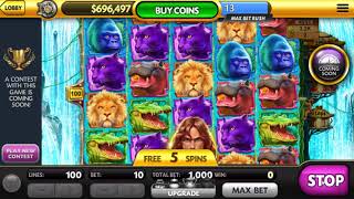 *CAESAR SLOTS* jungle legend FEATURE screenshot 1