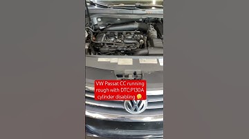Volkswagen CC with P130A DTC.#cylinder missing # cc p130A#volkswagen coils
