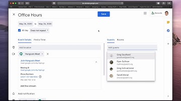 Creating Google Meet Hangouts with Google Calendar