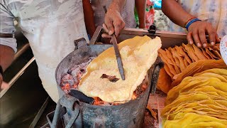 Masala Khichiya Papad | Mumbai's Special Roadside Snack | Indian Street Food