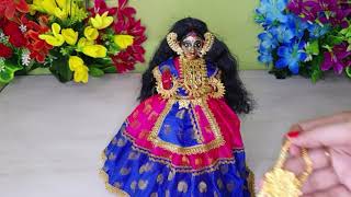 Mata Lakshmi Shringar/মা লক্ষ্মীর সাজ/Maa laxmi sringar