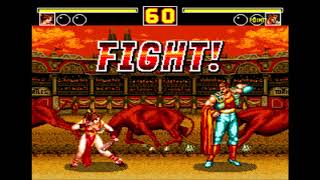 Fatal Fury 2 (Genesis)- Mai Shiranui vs. Lawrence Blood