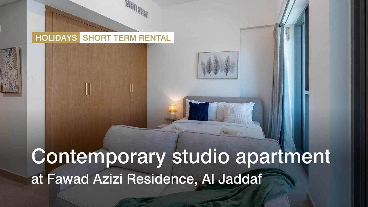 Contemporary studio apartment at Fawad Azizi Residence, Al Jaddaf ...