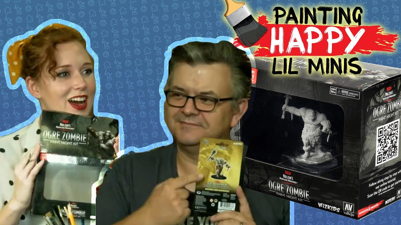 How to paint Ogre Zombie Wizkids Paint Night Painting Happy Lil