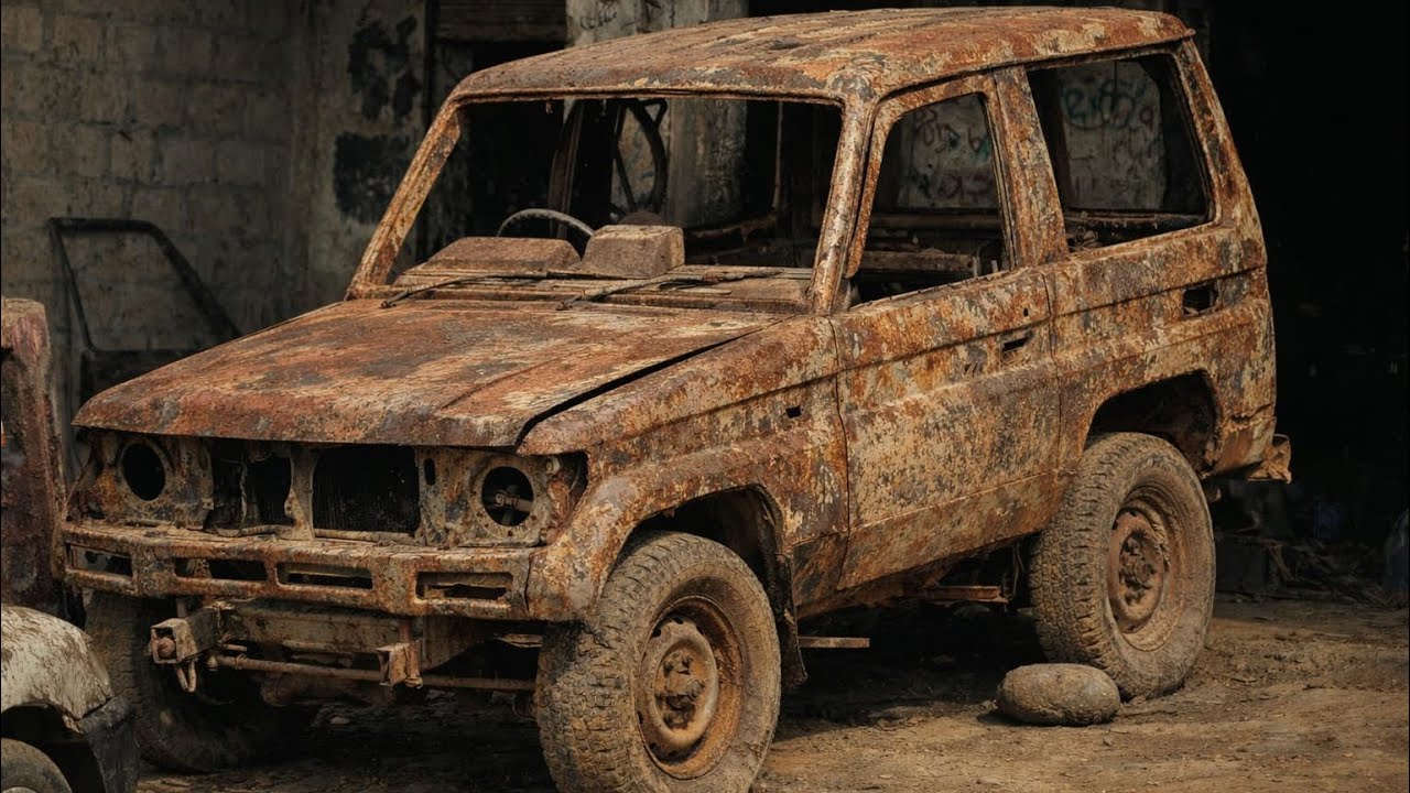 “Full Jeep Restoration From Rusted Scrap | Complete Rebuild”