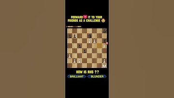 Brilliant move or Blunder? What do you think? #learnchesstactics
