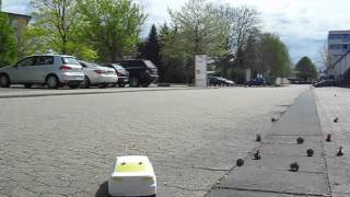 RC Mitsubishi Evolution X 1:10 test drive.AVI