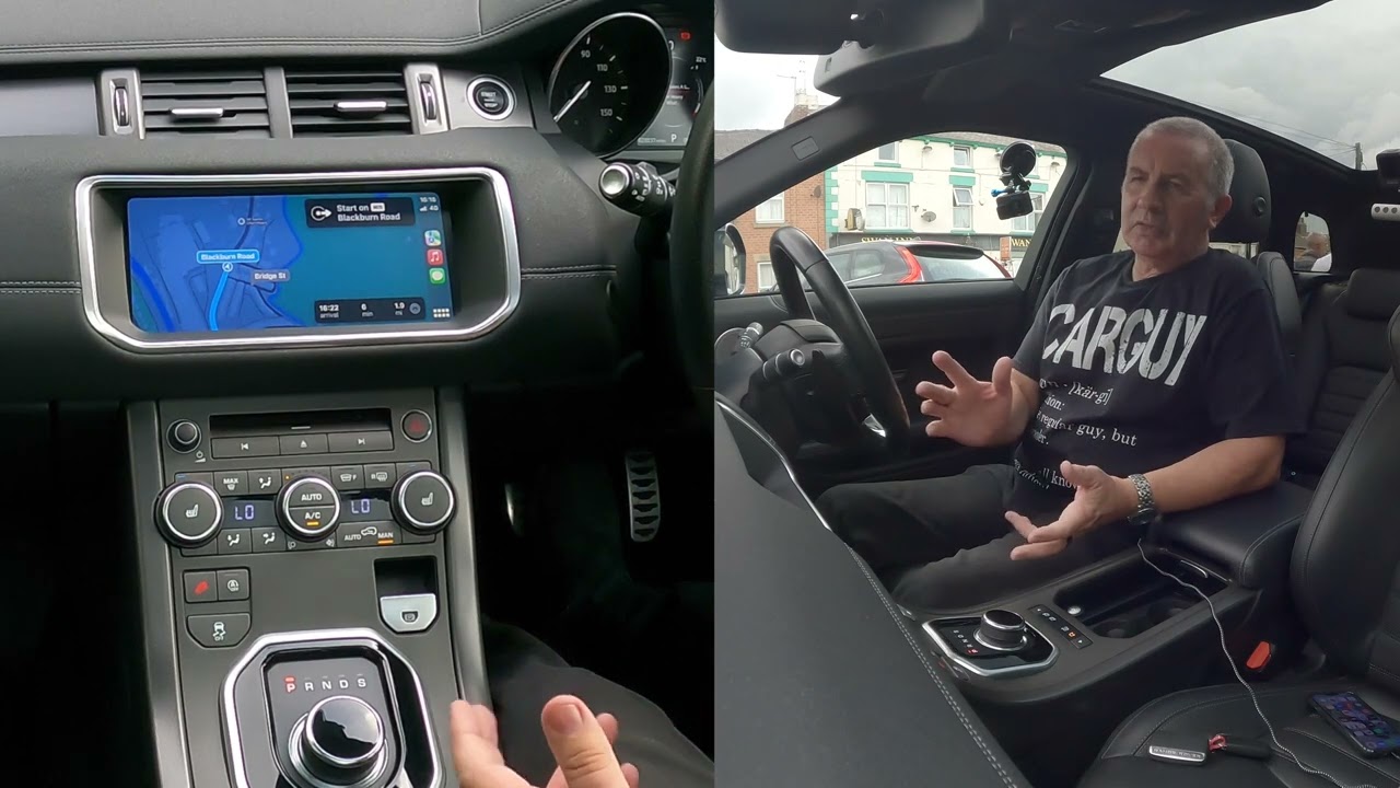 How to Use Sat Nav on Apple Car Play in a 2018 Range Rover Evoque YouTube