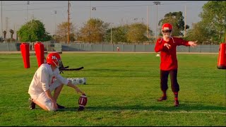 glee - 1x04 kurt tries out for the football team