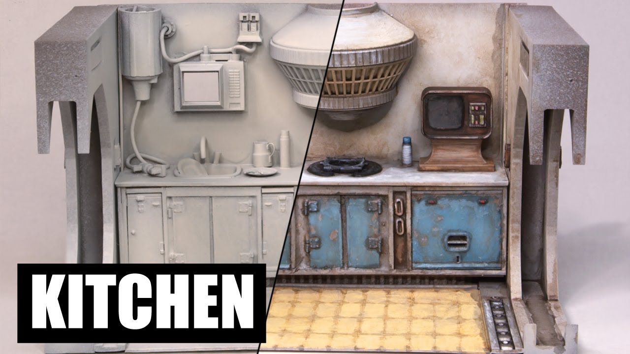 SCIFI Scale Book 07 (castellano)　ジオラマ製作 Scratchbuilding a 1:35th scale Spaceship – Part Three: Kitchen