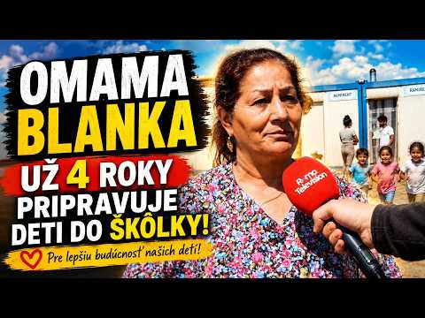 Omama Blanka už 4 roky pripravuje rómske deti na nástup do škôlky