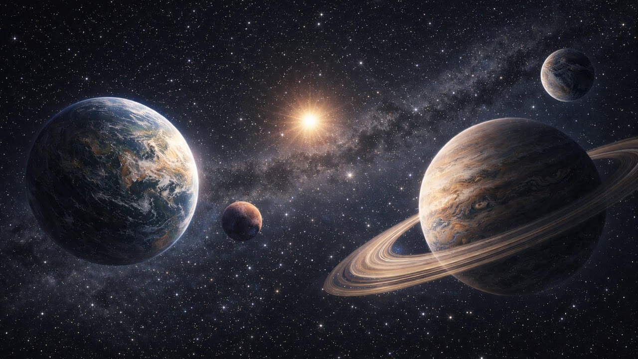 🔴 LIVE Space View 24/7 | Realistic Planets & Calming Universe Ambience