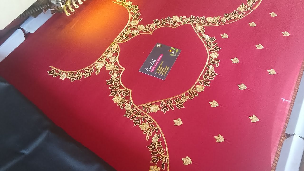 #Trending Computer Embroidery #Blouse Design's 🧵