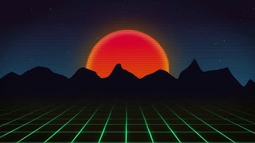 753  - Retro Wave Logo Reveal old style 80s 90s animation intro