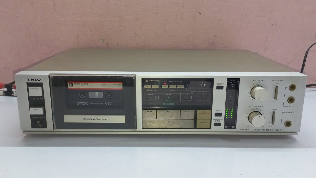 Trio KX-6X Stereo Cassette Deck - YouTube