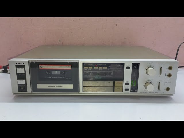 Trio KX-6X Stereo Cassette Deck - YouTube