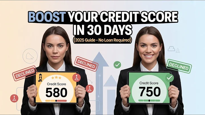Boost Your Credit Score in 30 Days (2025 Guide – No Loan Required)