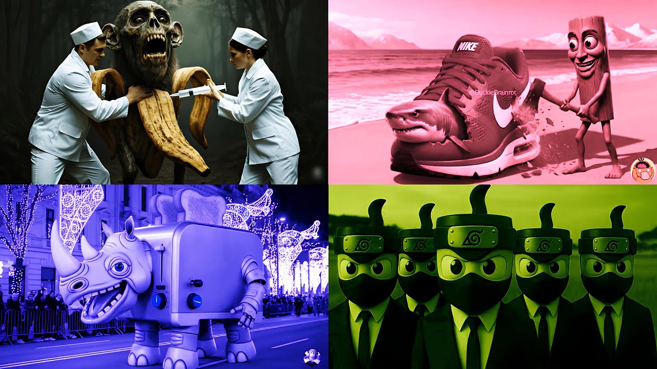 ITALIAN BRAINROT EXE 4 COLORS 4 MUSIC🎧#ItalianBrainrot #TungTungTung #TralaleroTralala #lyrics