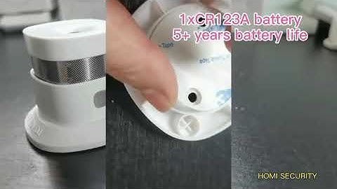 HEIMAN Zigbee Smoke Detector, Fire Alarm Sensor Zigbee Compatible with KAKU Home Assistant, Conbee