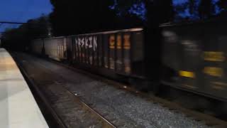 CSX E731 coal train with DPU at Olney Pa on 5/6/2025, check description.