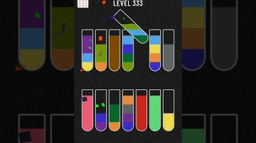 water sort color puzzle level 333 gameplay walkthrough solution
