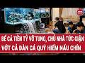 Thời sự: Bể cá tiền tỷ vỡ tung, chủ nhà tức giận vớt cả đàn cá quý hiếm nấu chín