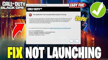 Fix Black Ops 7 Not Launching/Crashing/Crash On Startup/Not Loading/Freezing/Black Screen Issue PC