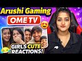 Arushi Gaming on OmeTV 😍 | Cute &amp; Funny Reactions | Viral #arushigaming 