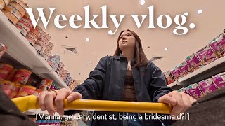 WEEKLY VLOG: GROCERY, DENTIST, BEING A BRIDESMAID?! | #AShUSUAL