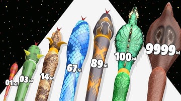 Snake Evolve Survival Mission - Level Up Snake Max Level Gameplay