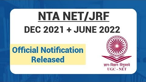 UGC NET/JRF December 2021+June 2022 || Notification released || All details || @savvyforensics