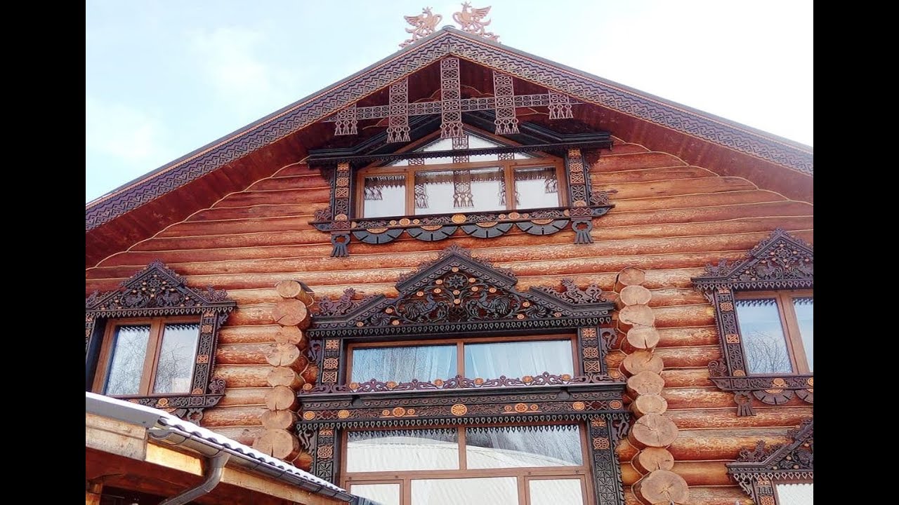 Врезка ОКОН и ДВЕРЕЙ в сруб из бревна и бруса. Плавающая ОКОСЯЧКА в ...