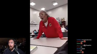 To insult a teacher