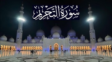 سورة التحريم كاملة - ادريس ابكر رمضان 1445 - 2024