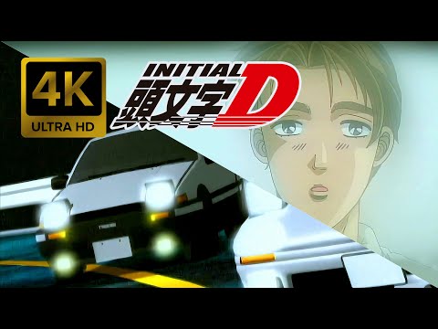 Initial D Opening [4K 60FPS Remastered]