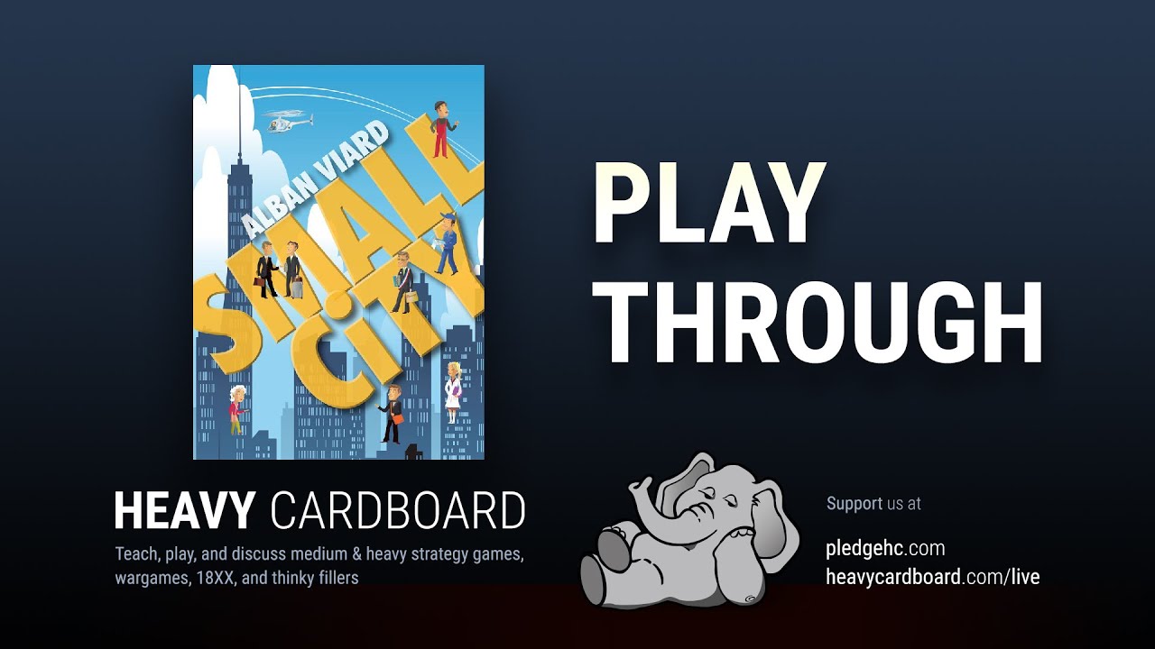 Play-through only - Small City Play Through by Heavy Cardboard