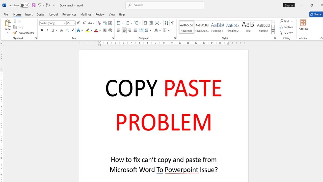 Fix Copy & Paste Problems in Word → PowerPoint & Excel FAST! 🖱️💻 - YouTube