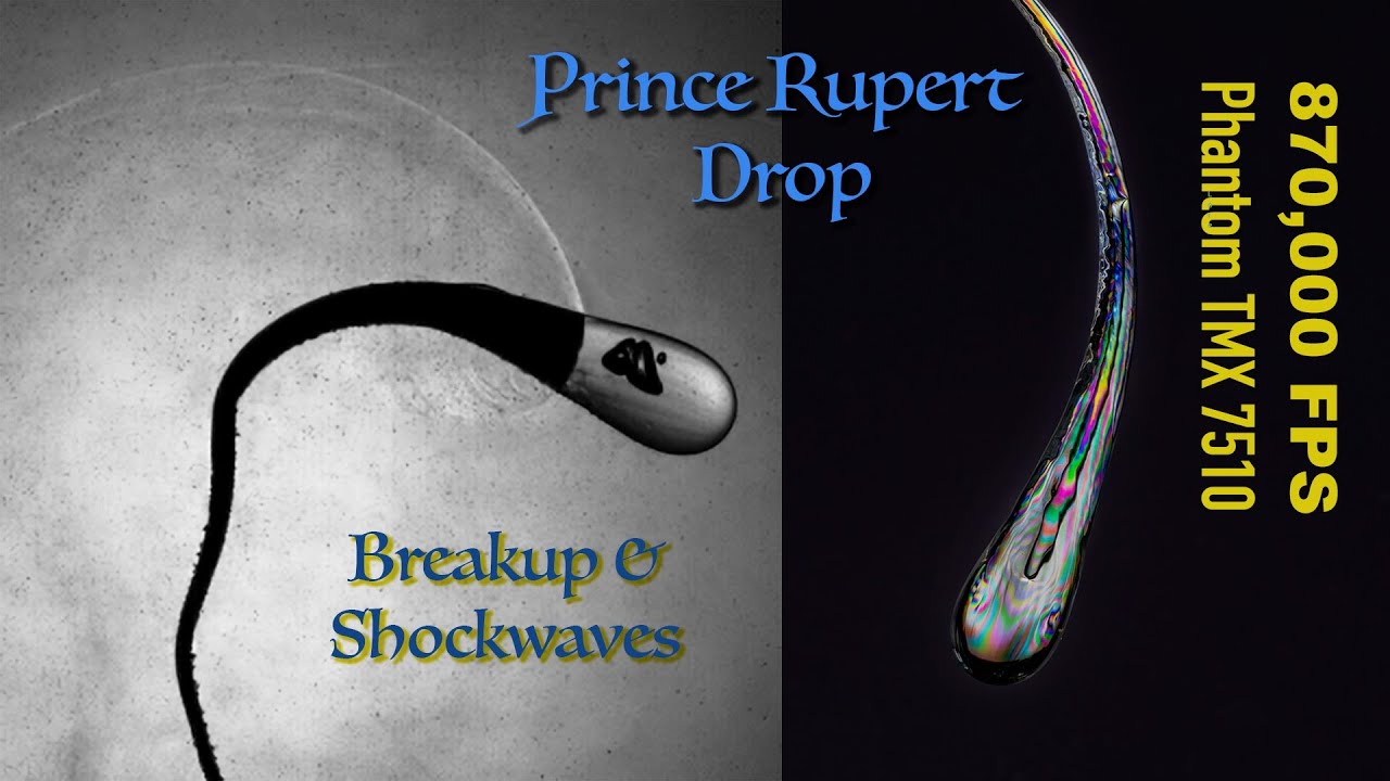 Prince Rupert Drops with Phantom TMX 7510 Lighting Optimization YouTube