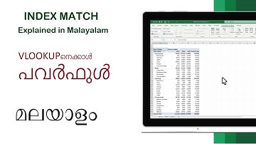 INDEX MATCH Formula Explained in Malayalam