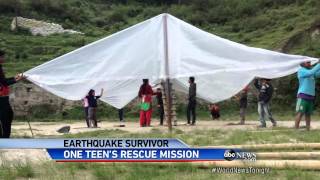 19-Year-Old Rescues Orphans From Nepal Earthquake